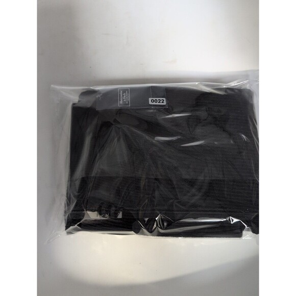 Abercrombie & Fitch Skirt Women's Medium Black Ribbed Maxi 22" Slits - Picture 12 of 12